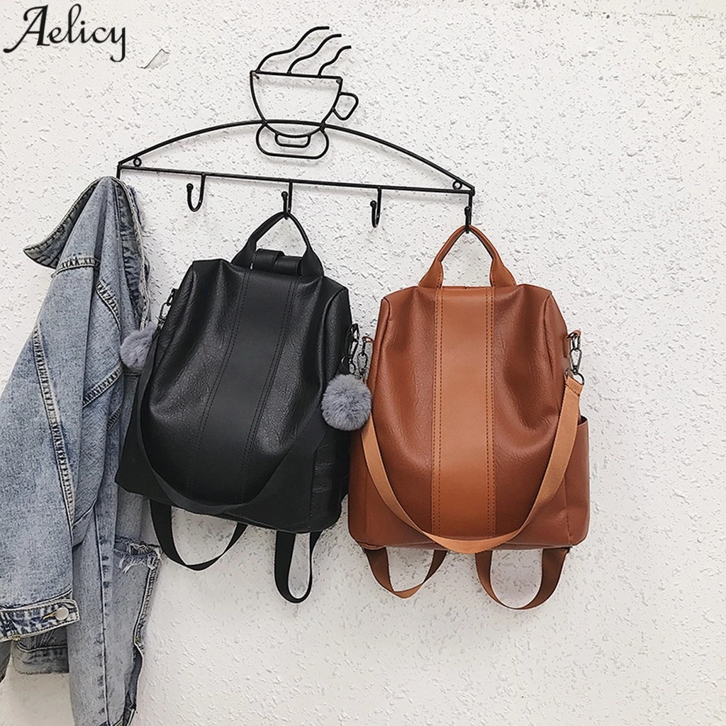 Aelicy, модная, оксфордская сумка на плечо, женская, противоугонная, для улицы, простая, на молнии, хит, цвет, рюкзак, женская, простая, кожаная, дорожная сумка
