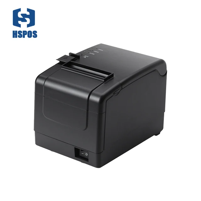 HSPOS New arrived 3 inch Thermal Receipt Printer Desktop Printer USB&LAN port POS Printer for Shopping Mall HS-J80BUL