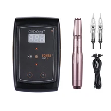 Ультра-тихие постоянные наборы для машинного макияжа Япония подшипники двигателя Поворотная тату-машинка комплект Maquina De Tatuagem+ легко нажмите иглу