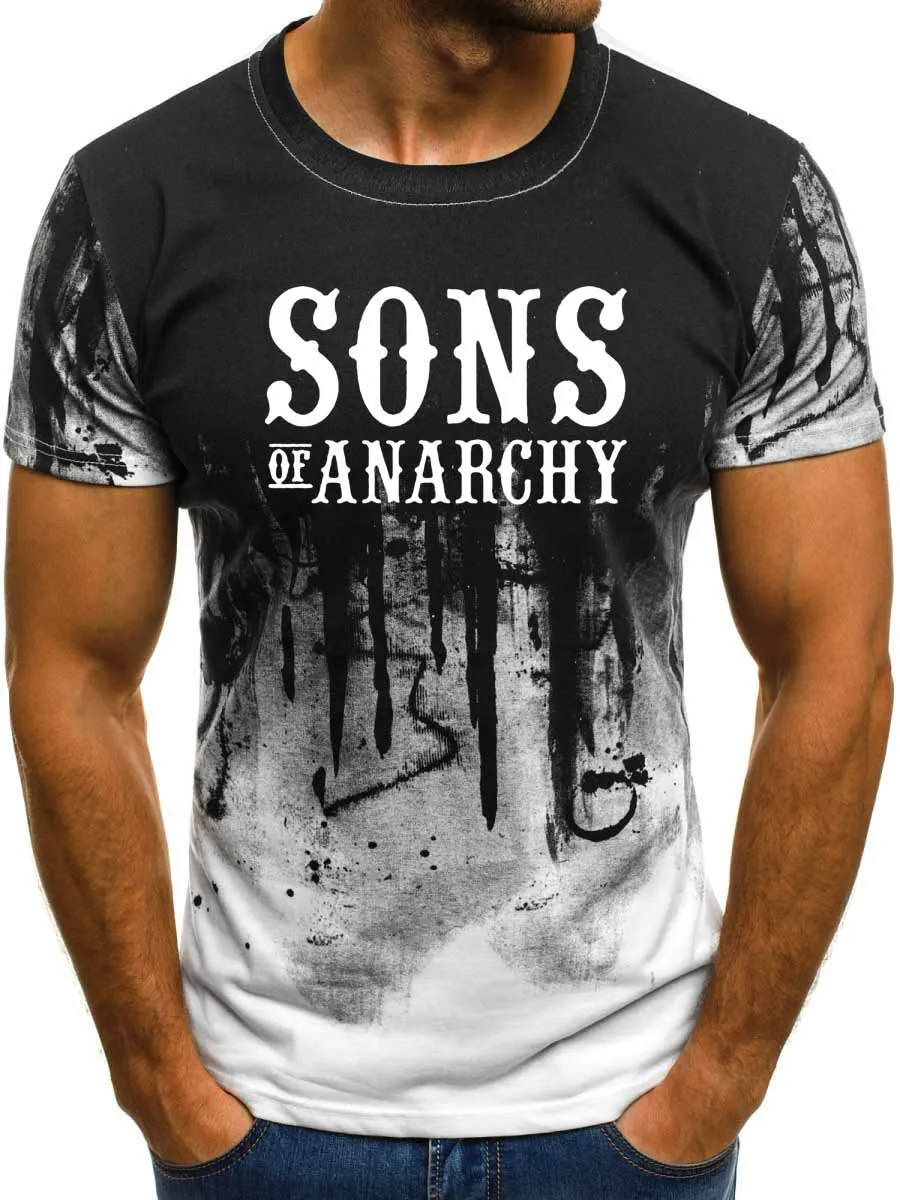 SOA Sons of anarchy/детская модная футболка с принтом в виде героев из мультфильма