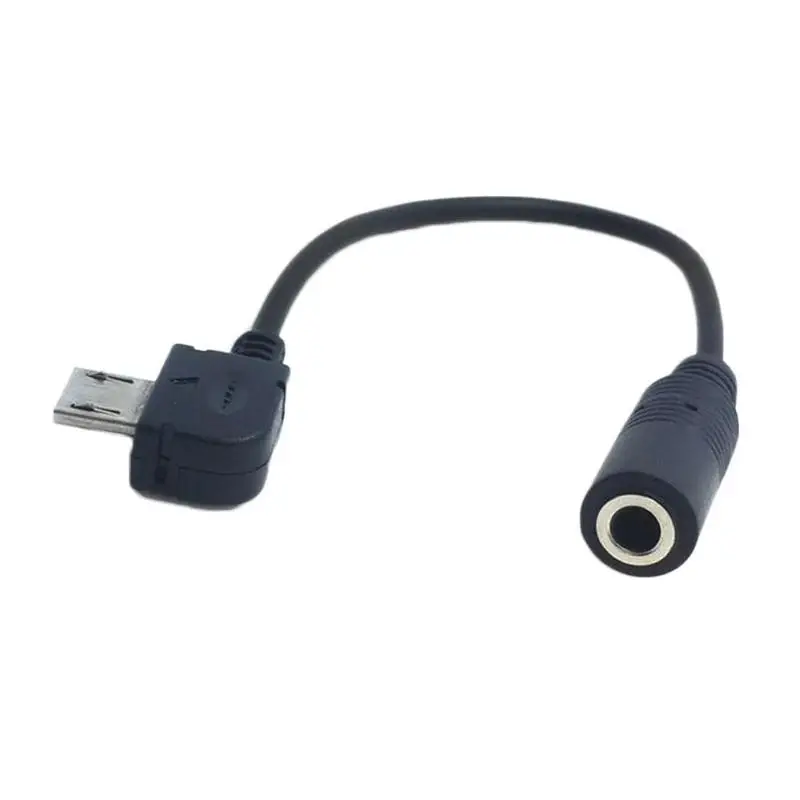Micro USB на 3,5 мм аудио кабель USB 5 Pin штекер на 3,5 мм Женский Aux аудио кабель адаптера для наушников для Nokia
