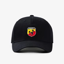 Fiat Скорпион Abarth логотип черный Регулируемый Бейсболка Кепка шляпа
