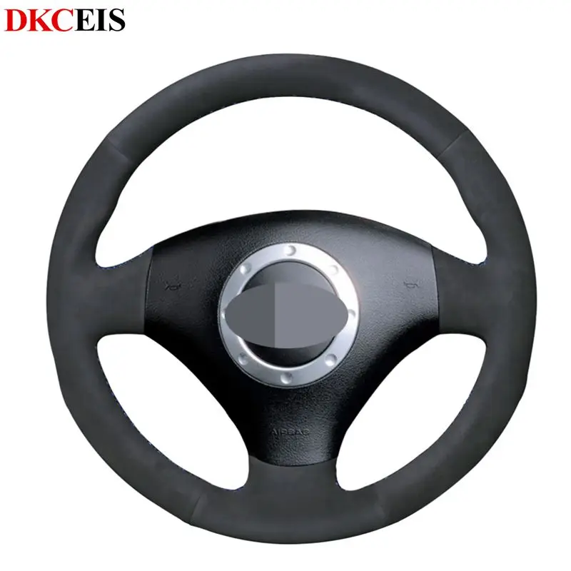 Hand-stitched Black Soft Suede Steering Wheel Cover for Audi A2 8Z A3 8L Sportback A4 B6 Avant A8 A6 C5 D2 TT 8N S3 S4 RS 6 4 | Автомобили