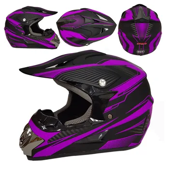 

One-Piece Motorcycle Helmet Mountain Bike Full Helmet Cross-Country Helmet Small Light Cross-Country Helmet Wholesale