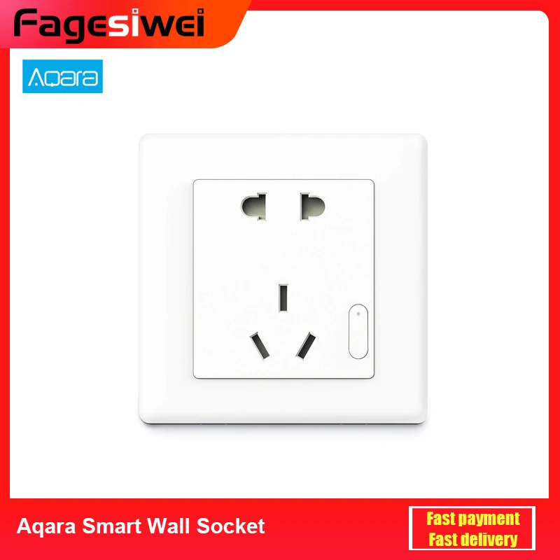 Умная настенная розетка Aqara ZigBee беспроводной выключатель для умного дома с