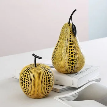 

Home Furnishings Accessories Resin New Creative Love Europe Fruit in Nordic Hot Style Apple Pear