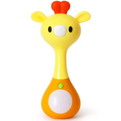 Милые детские игрушки EQ хлопки желтая утка младенческой Brinquedos Bebe Электрическая универсальная игрушка для детей Дети Прямая - Цвет: Giraffe