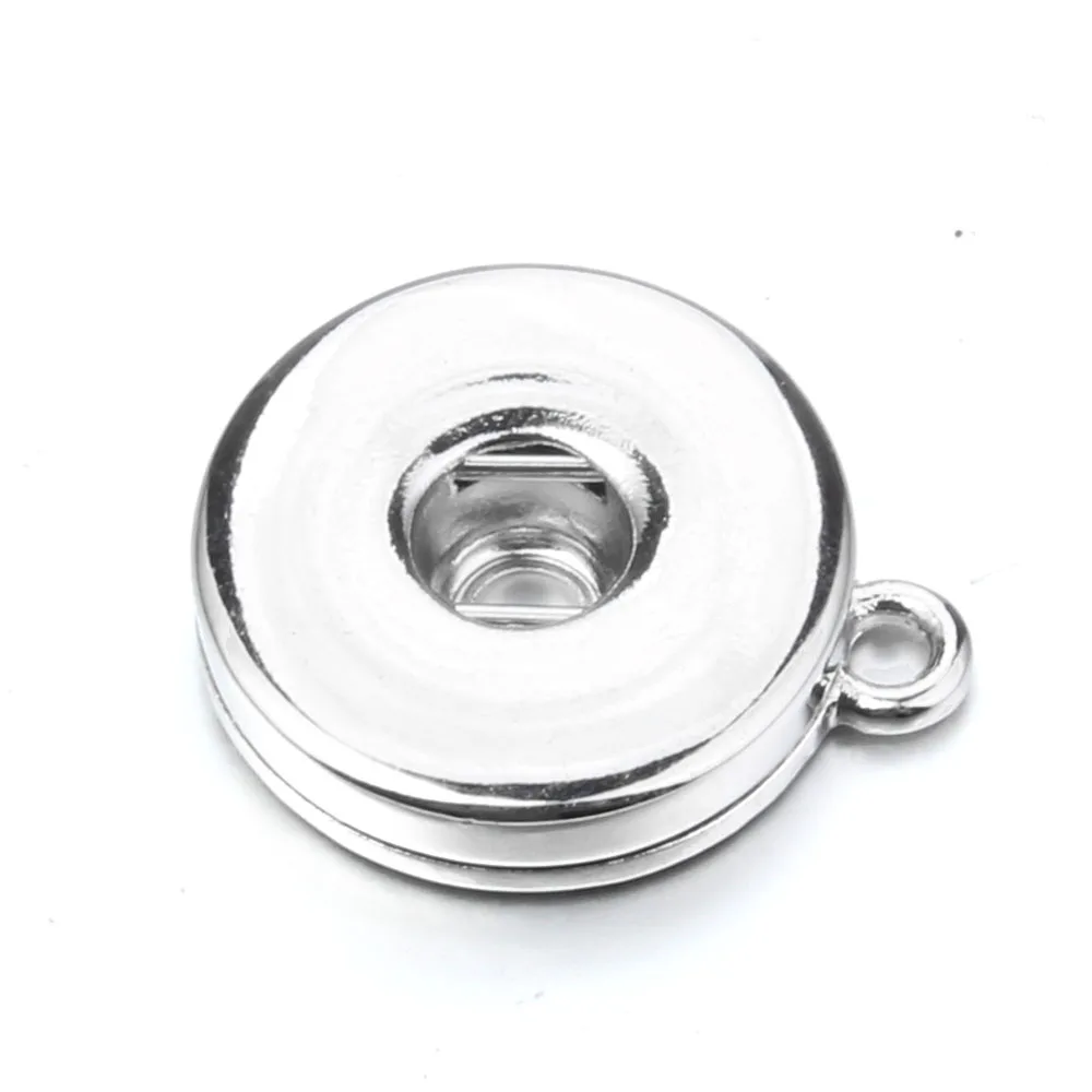 Metal Snap Buttons 10pcs/lot Interchangeable DIY Charm Snap Buttons 18mm/12mm for Make Button Bracelets Necklace