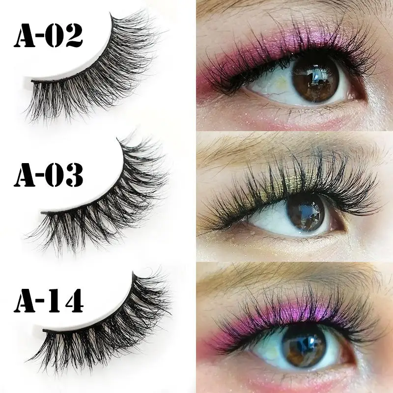 

Buy HUARUITYAI Wholesale false eyelashes natural looking 3d mink eyelashes