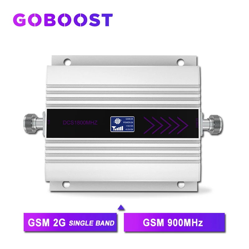 GSM 900 МГц Усилитель сотового сигнала 60 дБ 50 Ом ЖК дисплей сотовый мобильный