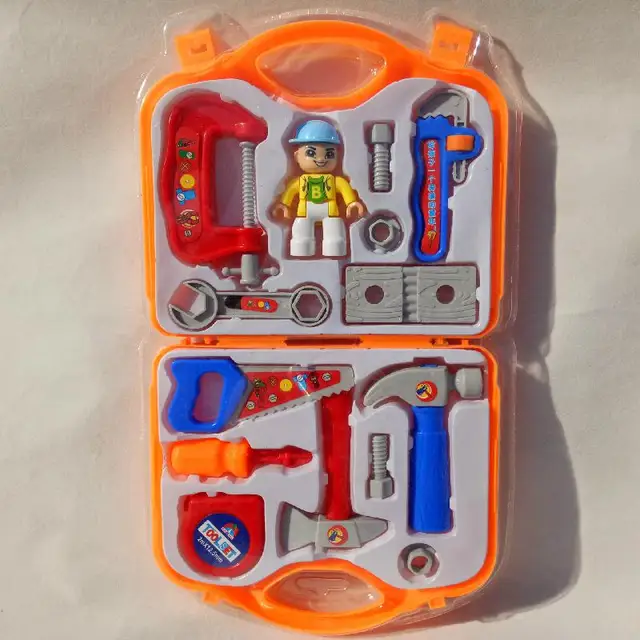 Children's Simulation Repair Tool Toy Boy Toolbox Play House Early Education Educational Toys Gifts Support Wholesale 3