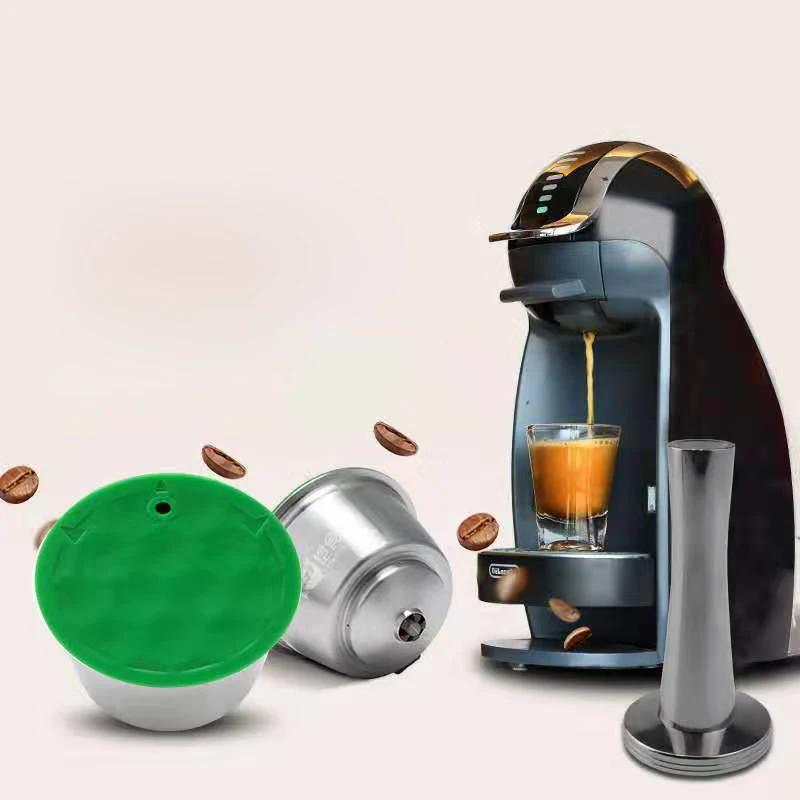 Dolcee Gusto многоразового пользования сладкий вкус капсулы из нержавеющей стали многоразового кофе машина фильтр для кофе инструменты с вспениватель молока