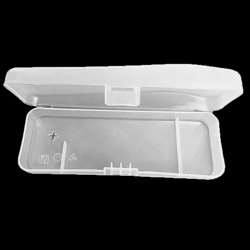 

1 Pcs Travel Double Edge Razor Storage Box Men Shaver Case Razor Accessories Transparent Razor Holder Storage Travel Plastic C