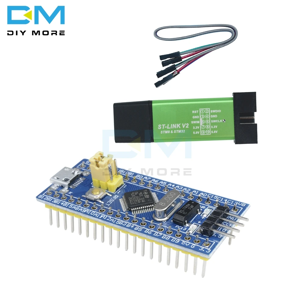 STM32F103C8T6 Минимальная плата разработки системы ARM STM32 модуль с ST-Link V2 мини STM8 симулятор скачать DIY комплект для Arduino