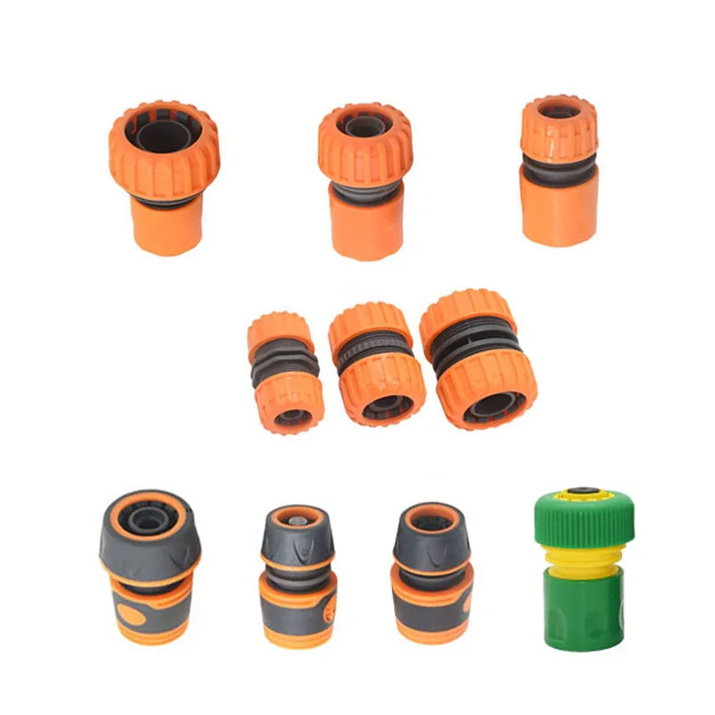 Garden Hose Connector 1/2 3/4 1 Inch Quick Waterstop 16mm 20mm 25mm Hose Repair Garden Water Gun Fittings 1pcs