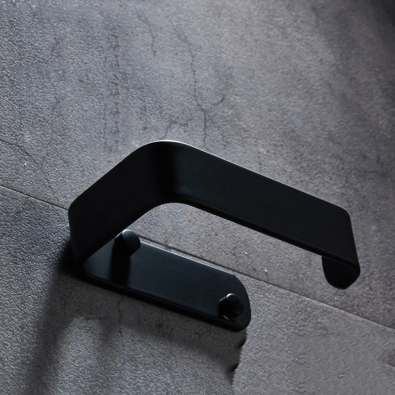

Towel Roll Paper Holder Bar And Dispenser Durable Space Aluminum Bedroom Bathroom Wall Mounted