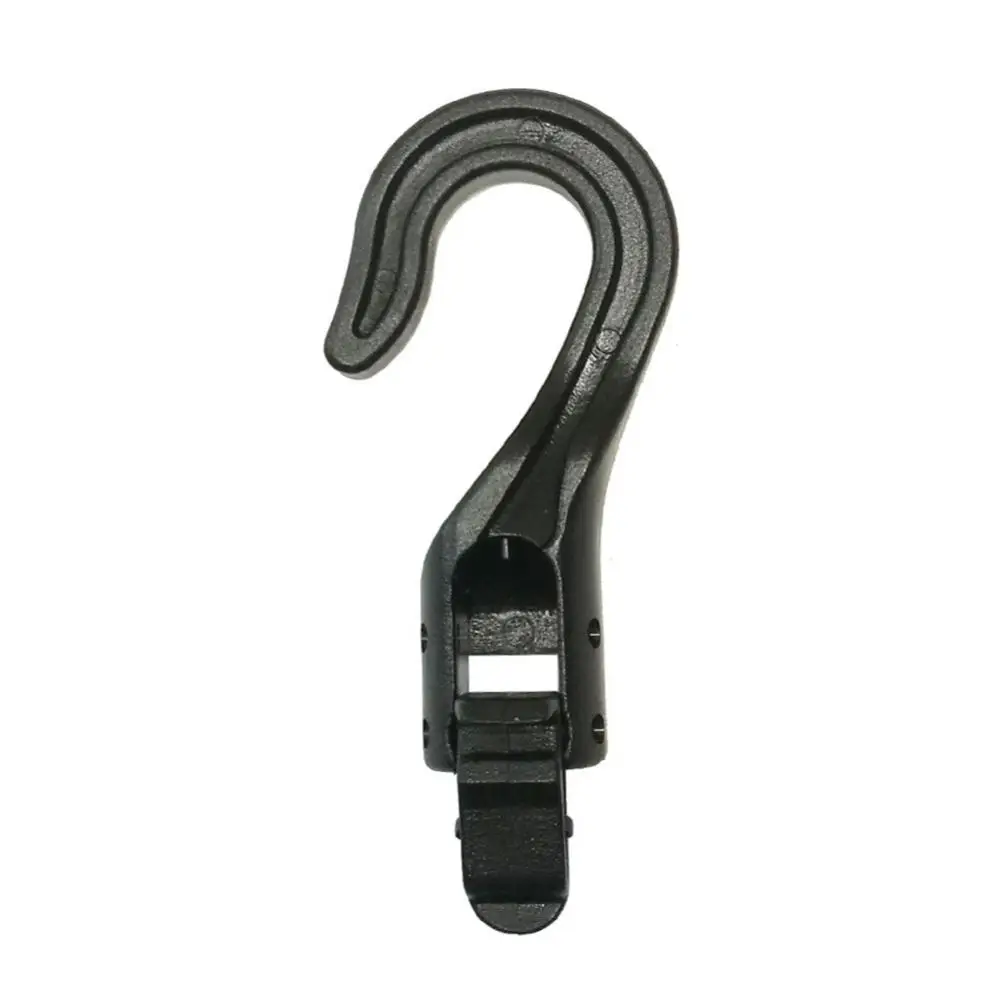 New Open End Cord Hooks Snap Boat Kayak Motorcycle Rope Buckle Camping Tent Hook Elastic Bungee Cord Straps Hook Buckle - Цвет: black