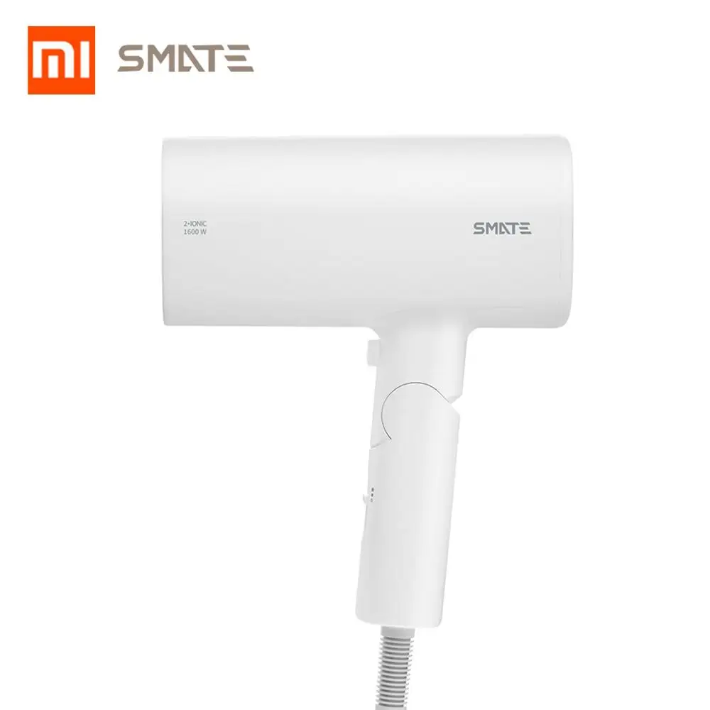 XIAOMI MIJIA фен для волос SMATE SH-A161 анион вода отрицательных ионов Уход за волосами быстрая сушка портативный дорожный складной фен диффузор