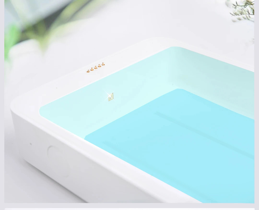 Xiaomi youpin многофункциональная дезинфекционная коробка UVC-LED 360 градусов дезинфекция 10 Вт Беспроводная Быстрая зарядка Индукционная безвредная
