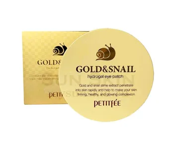 

Patches with gold and snail mucin for eyes petitfee gold snail Hydrogel eye patch