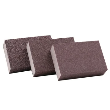 

Washable Reusable Sponge Sand Block Polishing Wood Furniture Jade Wenwan Metal Derusting Polishing Sandpaper NEW