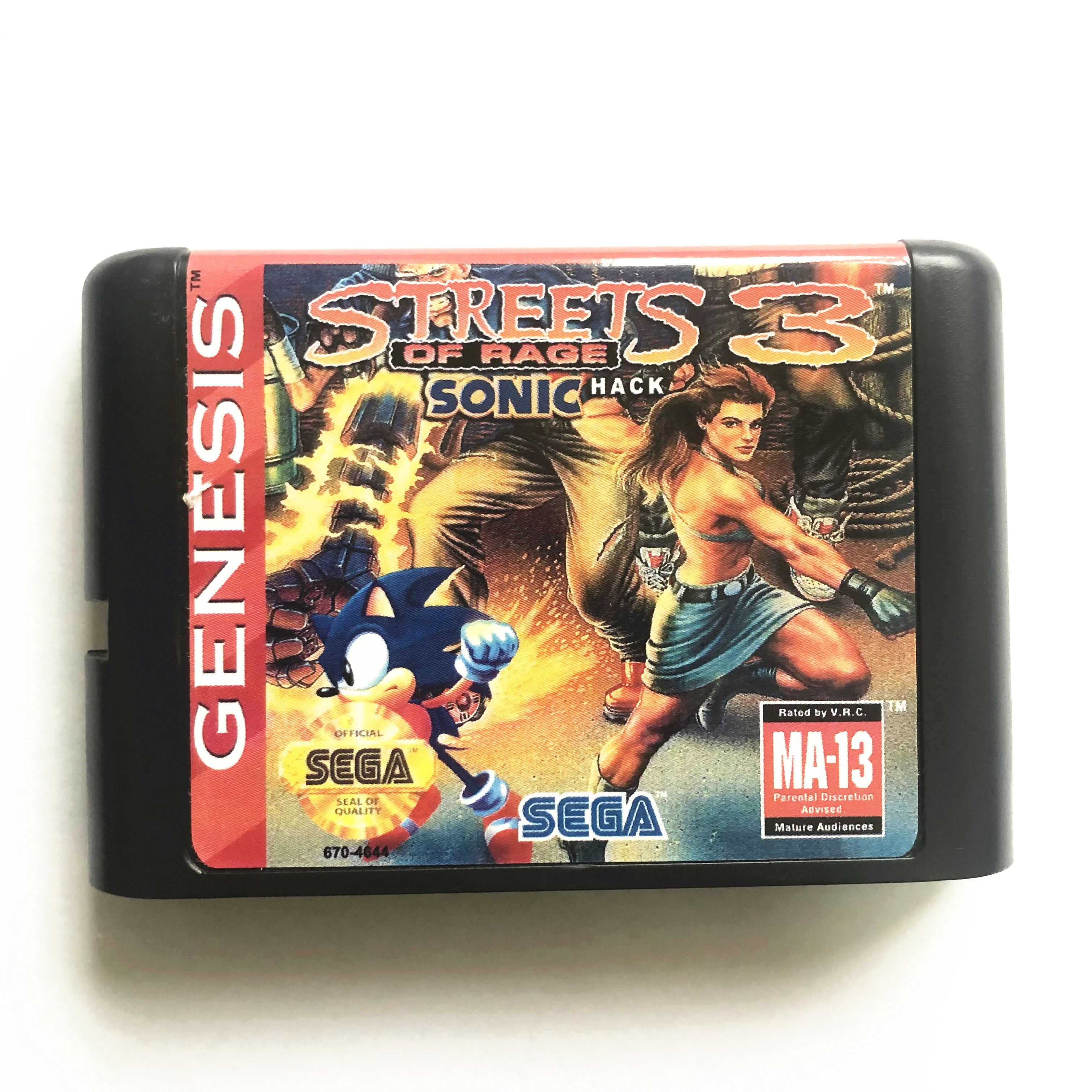 Streets Of Rage 3 Sonic Hack (NTSC U only )For Sega Mega drive 16 bit MD  Games Card For Sega Mega Drive For Genesis|Memory Cards| - AliExpress