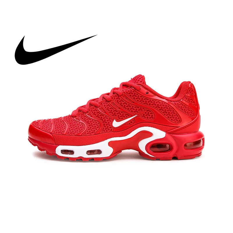Скидка Оригинальные новые мужские кроссовки для бега Nike Air Max Plus TN с международным флагом, мужские кроссовки для бега Nike Air Max Plus TN