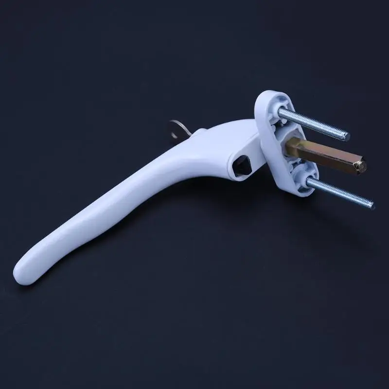 НПВХ универсальный переключатель окна ручка ключ блокировки для двойного остекления Белый алюминиевый сплав