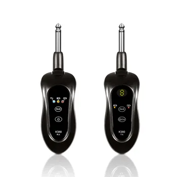 

3.7V Electric Guitar Bass Wireless Transmitter Receiver 10 Channels Audio Connect System Set for Electric Guitar Bass