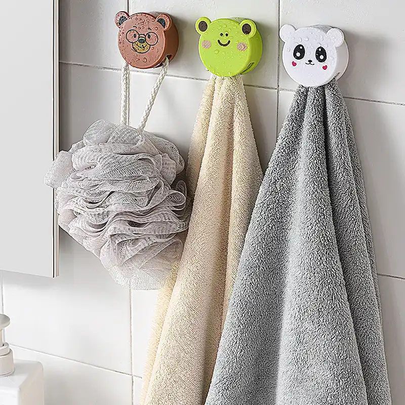 自己粘着タオルホルダータオルクリップキッチンタオル収納ラック浴室ハンガー収納フックホルダーアクセサリー収納クリップ Storage Holders Racks Aliexpress