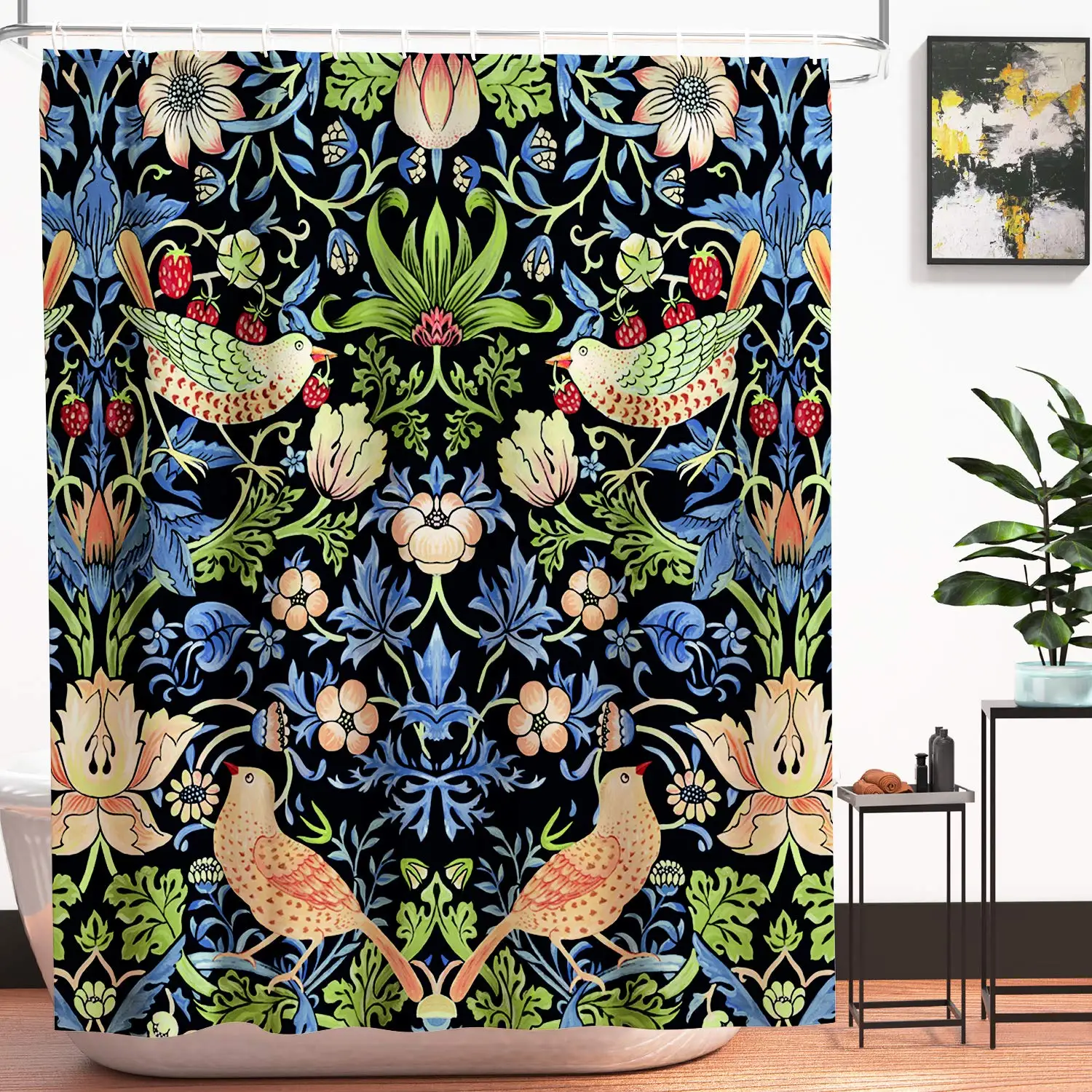 Art Printed William Morris Fabric Shower Curtains Shower Curtains Aliexpress