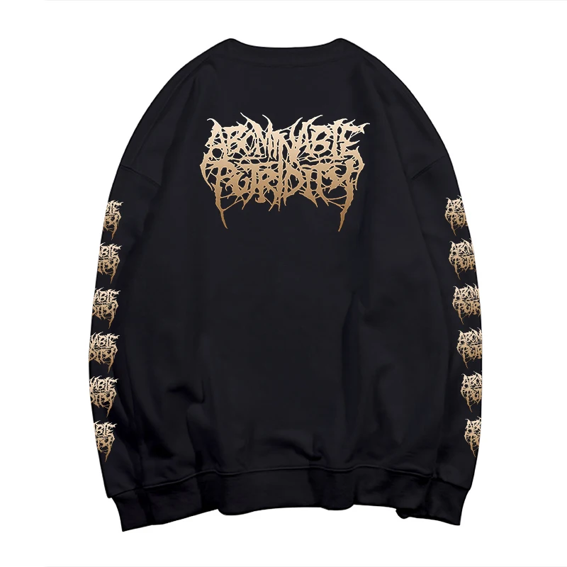 3 дизайна, deathcore Abominable Putridity Pollover, толстовка, рок, толстовка, тяжелый металл, sudadera, рокер, уличная одежда, флисовая верхняя одежда