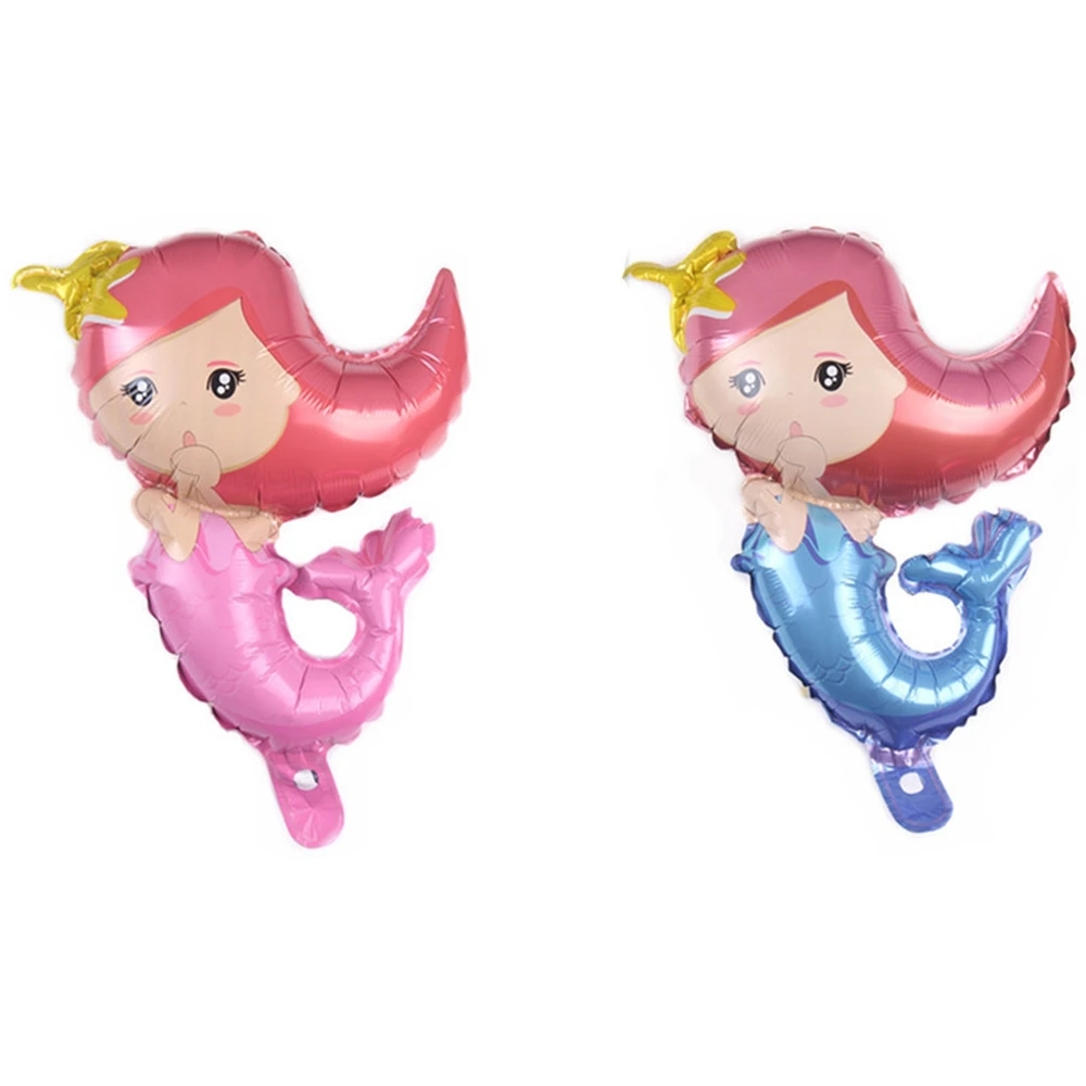 95 * 80cm big mermaid balloon 18 inch round balloon cartoon ellia princess helium flying