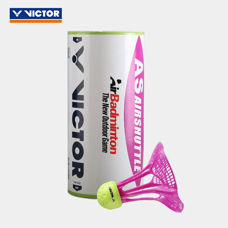 Victor AirShuttle открытый бадминтон пластиковый мяч нейлон устойчивый 3 упаковки/трубка