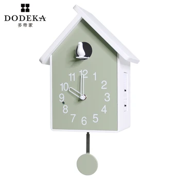 

Quartz Silent Kids Room Wall Clock Modern Design Creative Nordic Digital Wall Clock Cuckoo Reloj De Pared Wall Watch BW50WC