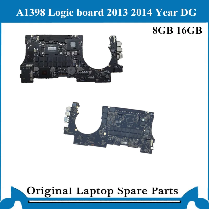 Оригинальная материнская плата для Macbook Pro Retina A1398 i7 8 Гб 16 820-3787-A- 820-3662-03 820-3662-A 2013-14 |