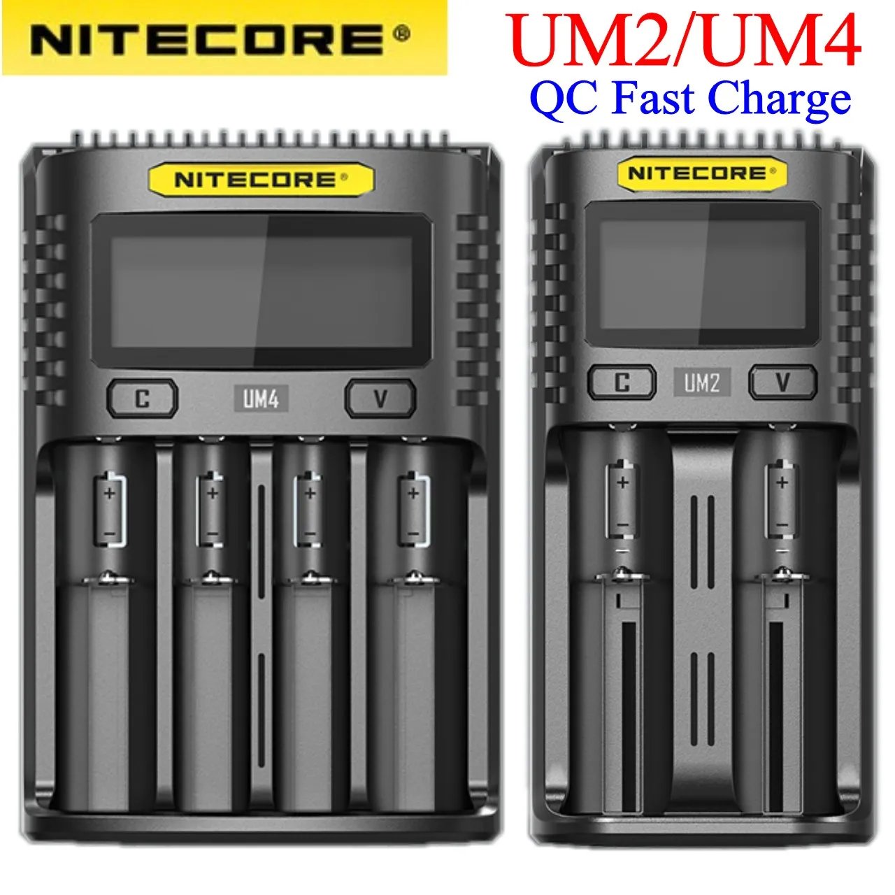 NITECORE Battery Charger For Li-ion/IMR/INR/ICR/LiFePO4 Batteries