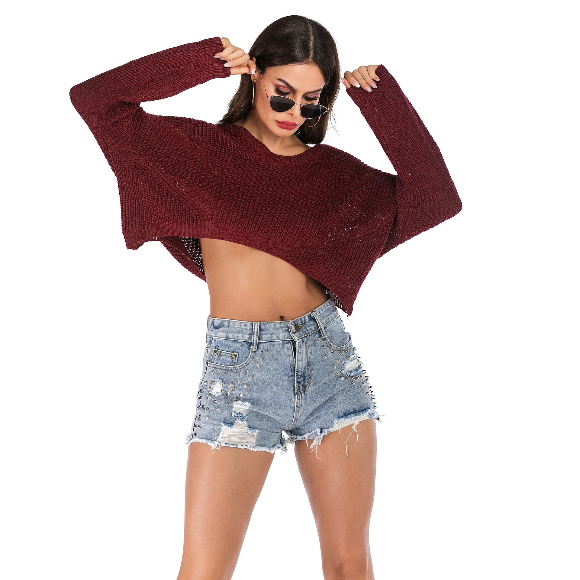 Wanita Bare Of Sweater Musim Semi Musim 