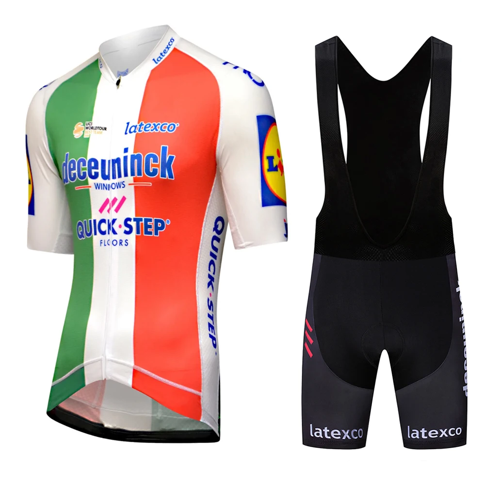 Комплект спортивной одежды для велоспорта QUICKSTEP PRO одежда мужская летняя 2020|Велосипедные комплекты| |