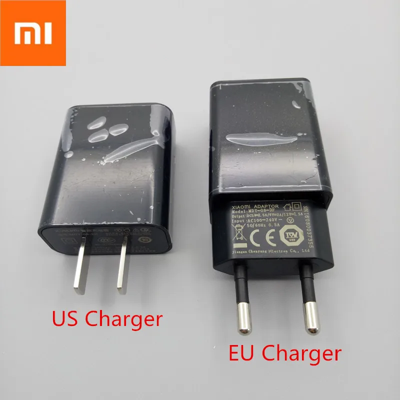 Xiao mi USB быстрое зарядное устройство QC3.0 Быстрая зарядка EU US адаптер type C кабель для mi a3 a2 a1 6x5 5S 5c 4C красный mi 8 8A 8t