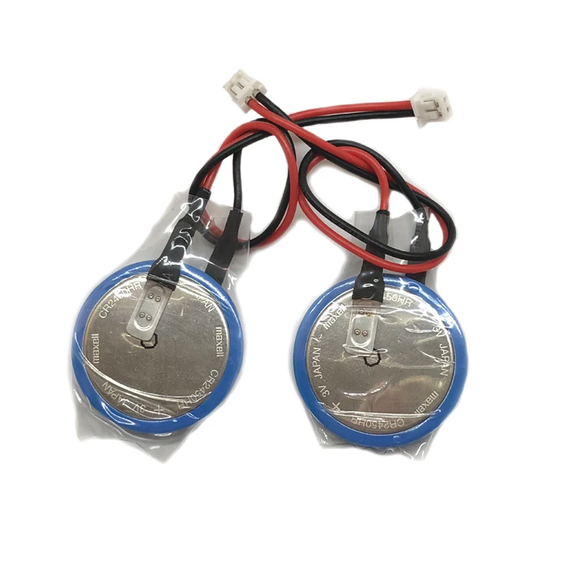 2 개/몫 MAXELL CR2450HR 고온 리튬 이산화망간 배터리 셀 3V 리튬 배터리 플러그 CR2450 2450|단추 ...