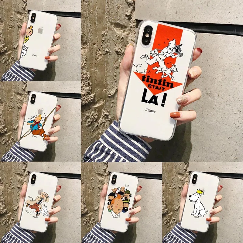 

The Adventures of Tintin Soft Silicone TPU phone case For iPhone 11 11Pro MAX 6 6S 7 8 Plus X XR XS Msx 10 phone cover Case