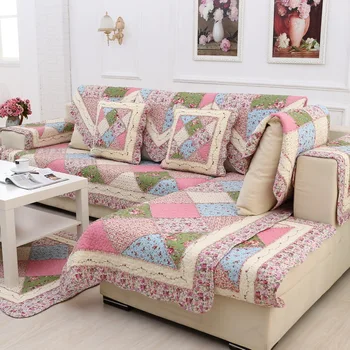 

Korean Cotton Sofa Cushion Stitching Garden Living Room Home Couch Towel Chair Covers Living Room