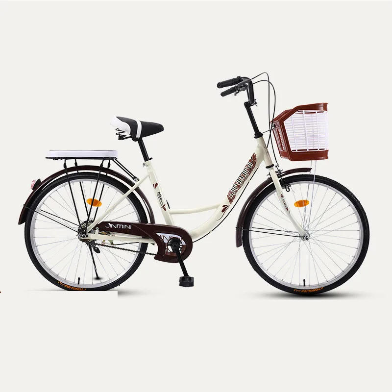 Bicycle 24 Inch Commuter City Bike Retro Lady Students grils Leisure Light Colorful Car 2019 New Safer