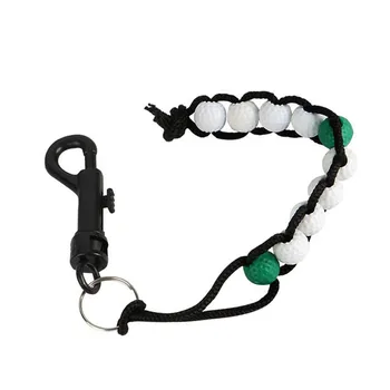 

1 pc Plastic Nylon Golf Braid Counter Strike Score Training Score with Durable Clip Golf Balls Against