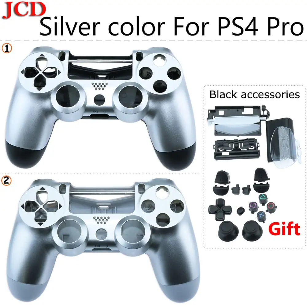 JCD Серебряный Замена камуфляж Корпус Оболочка Чехол Крышка для Playstation 4 Pro PS4