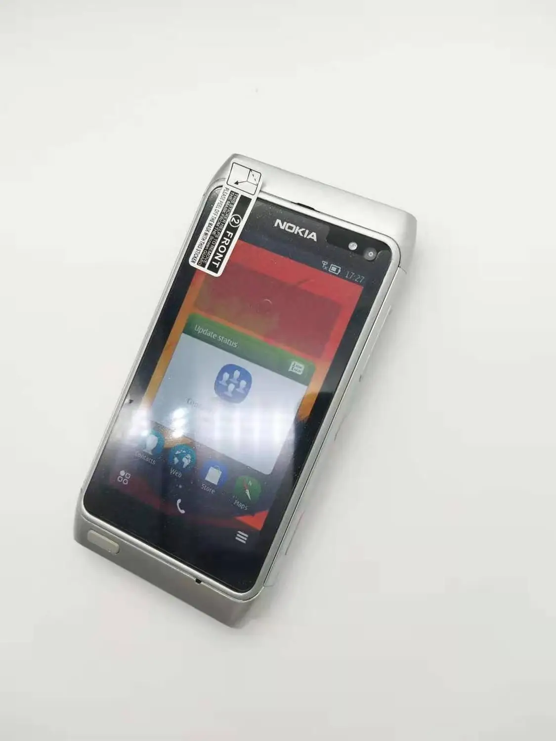N8 Unlokced Nokia N8 мобильный телефон 3g wifi gps 12MP сенсорный экран 3," разблокированный 16 Гб Смартфон Восстановленный