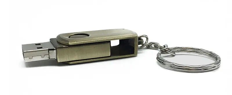 Новое металлическое вращение Usb флэш-накопитель 2,0 4 ГБ 8 ГБ 16 ГБ 32 ГБ 64 ГБ логотип Заказные флешки творческий большой палец U диск устройство для хранения