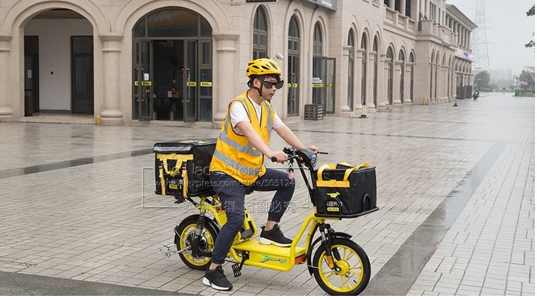Long Range 2 Wheel E-bike Lithium Battery Vehicle Ebike Scooter Adult Electric Bicycle Cargo Bike For Fast Food Delivery 7