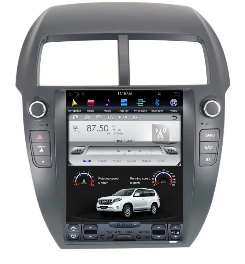 

10.4" android 9.0 Six core Car GPS Navigation for Mitsubishi ASX RVR Outlander Sport Peugeot 4008 Citroen C4 Aircross
